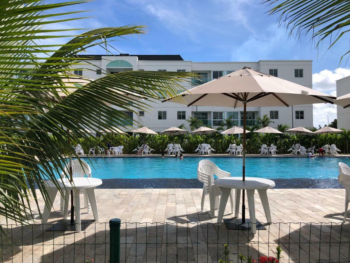 Flat Excelente Em Porto De Galinhas Palm Village Acqua Frente Para As Piscinas Kültér fotó
