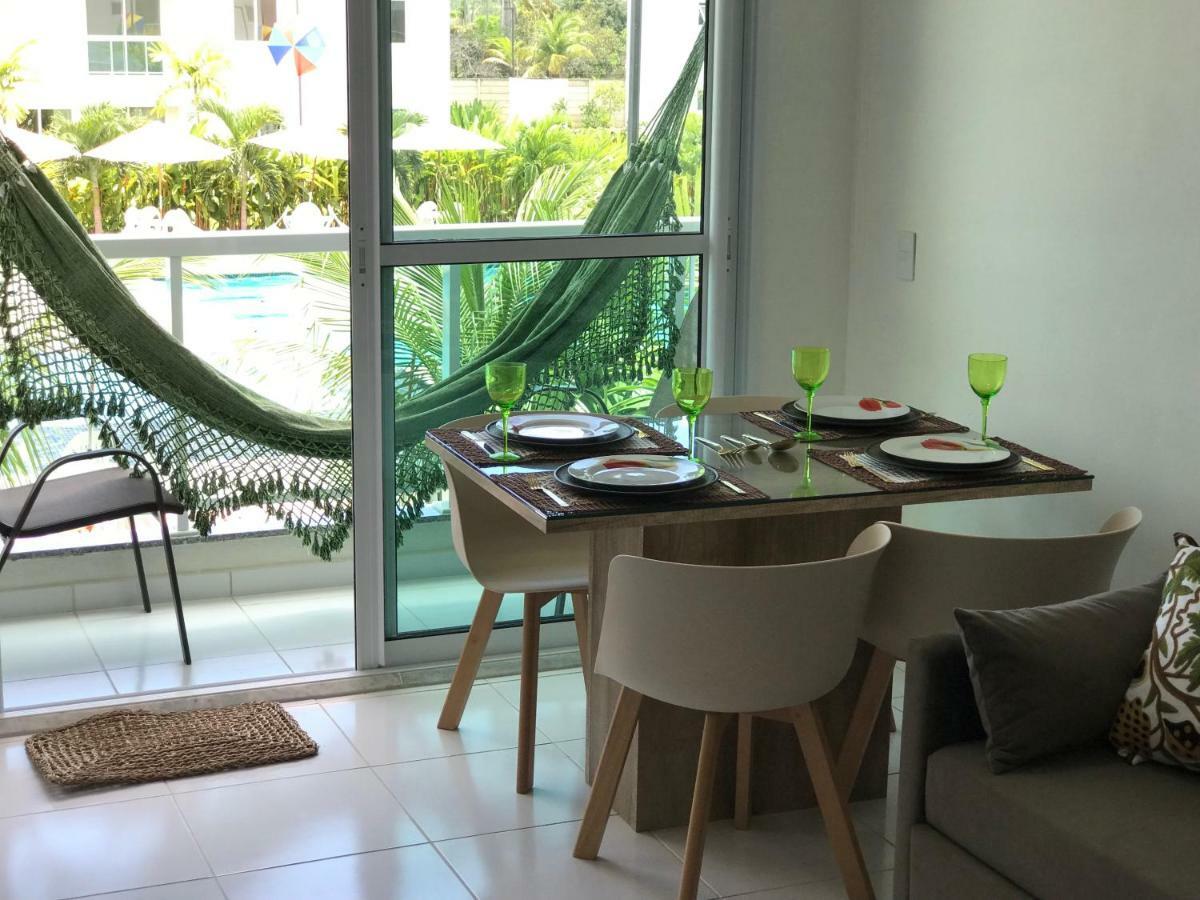 Flat Excelente Em Porto De Galinhas Palm Village Acqua Frente Para As Piscinas Kültér fotó